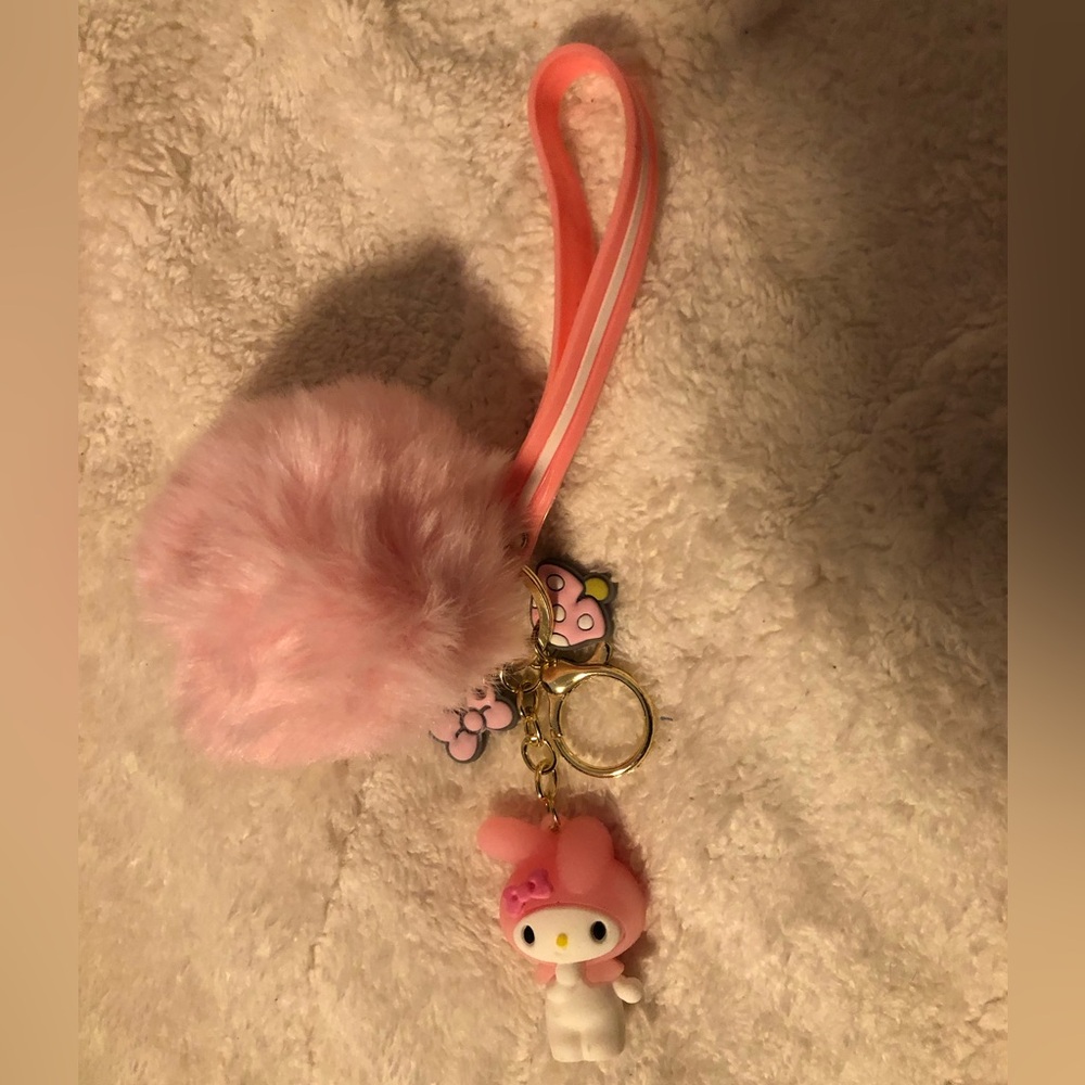 My Melody NWOT keychain+bag charm (version 2)